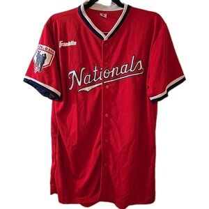 Washington Nationals #23 Red‎ Button Up MLB Jersey Size AM Adult Medium
